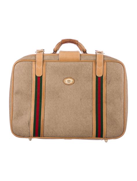 gucci mens suitcase|vintage Gucci suitcase.